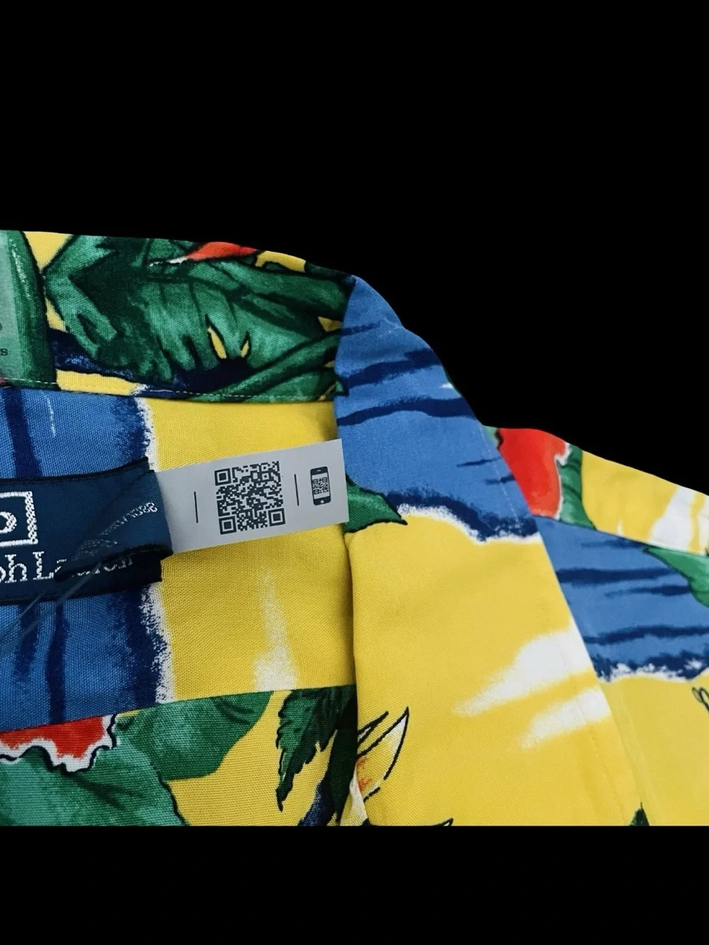 Polo Ralph Lauren Hawaiian Camp Shirt Yellow Tropical Sailboat Size 3XB $168